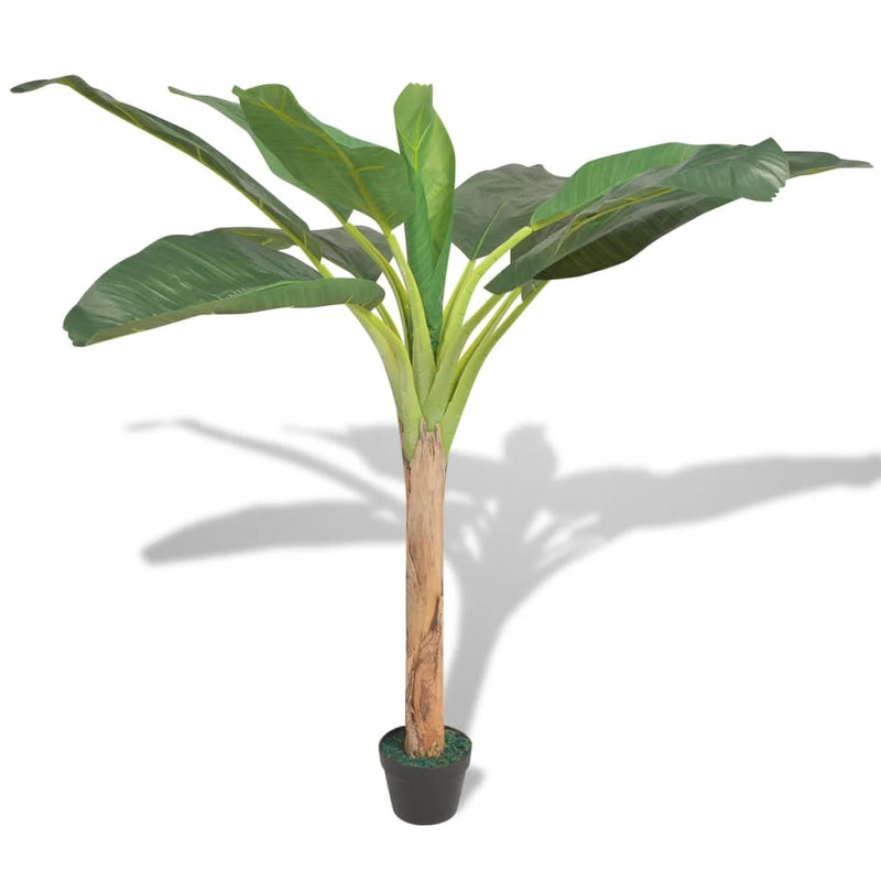 Load image into Gallery viewer, Vidaxl kunst bananenboom plant met pot 150 cm groen
