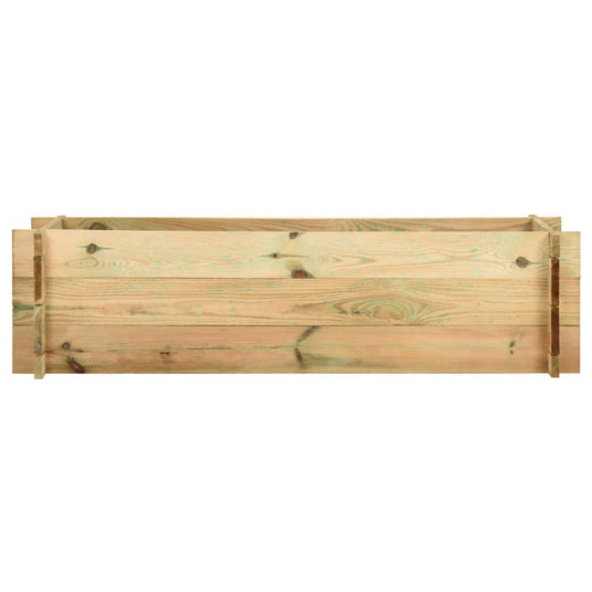 VidaXL Plantenbak 120 cm geïmpregneerd grenenhout