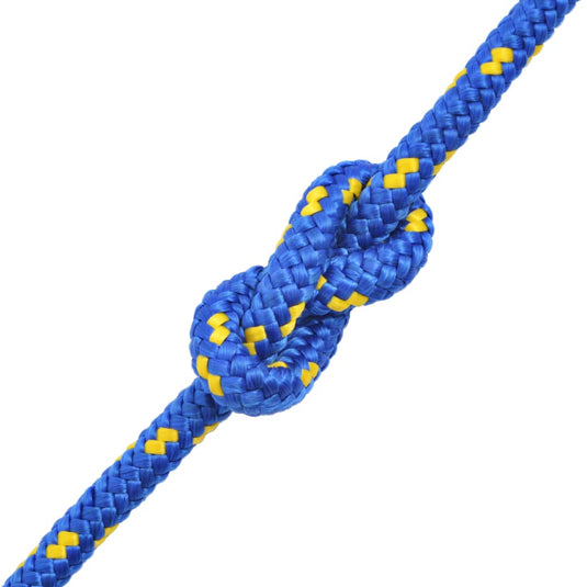 Vidaxl boot touw 8 mm 100 m polypropyleen blauw
