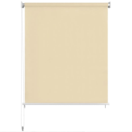 Vidaxl rolgordijn voor buiten 220x140 cm crème