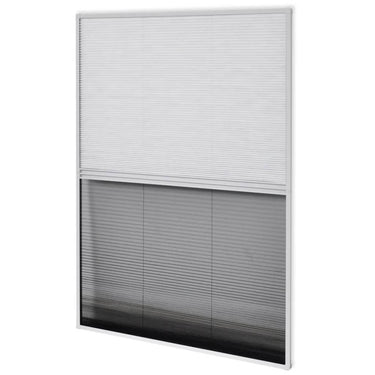 Vidaxl raamhor plissé met verduistering 80x100 cm aluminium