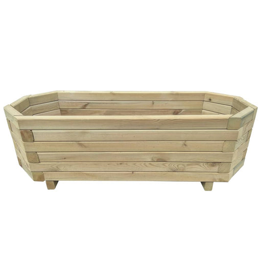 VidaXL Plantenbak verhoogd 100x40x31 cm geïmpregneerd grenenhout
