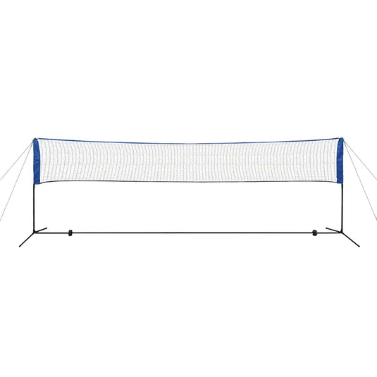 Vidaxl badminton net met shuttles 500x155 cm