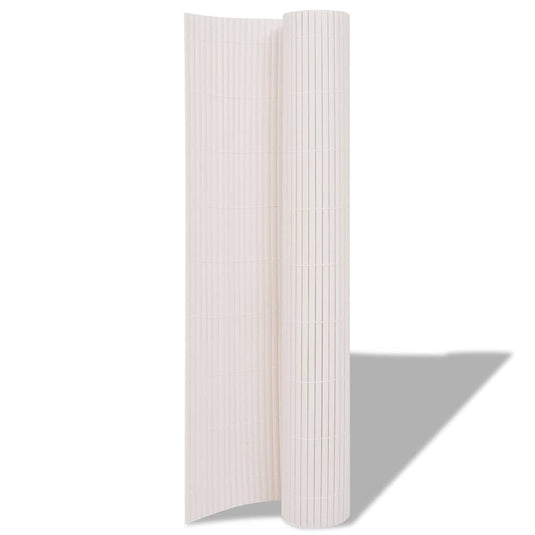 Vidaxl tuinhek wit 150 x 500 cm pvc