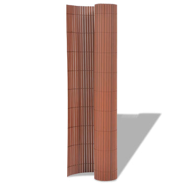 Vidaxl tuinhek bruin 150 x 500 cm pvc