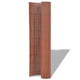 Vidaxl tuinhek bruin 150 x 500 cm pvc