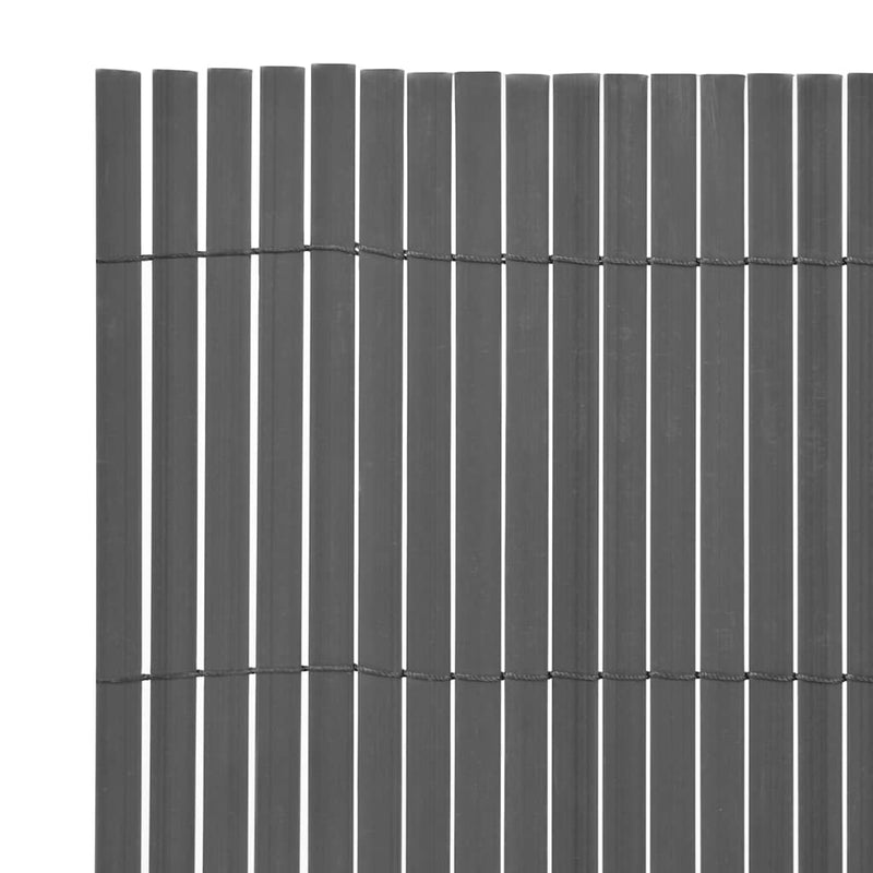 Load image into Gallery viewer, Vidaxl tuinafscheiding dubbelzijdig 150x500 cm pvc grijs
