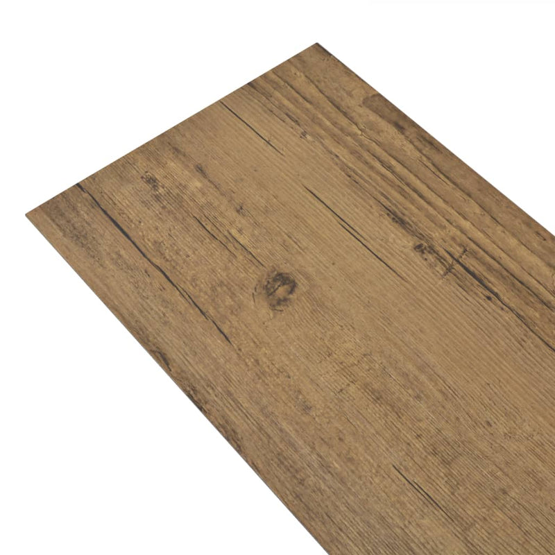Load image into Gallery viewer, Vidaxl vloerplanken niet-zelfklevend 5,26 m² 2 mm pvc walnootbruin
