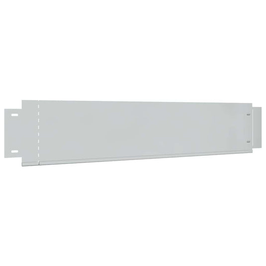 Vidaxl grasboorden 100x19 cm gegalvaniseerd staal 5 st