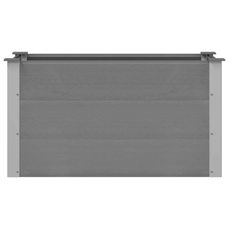 Load image into Gallery viewer, Vidaxl plantenbak verhoogd 100x50x54 cm hkc grijs
