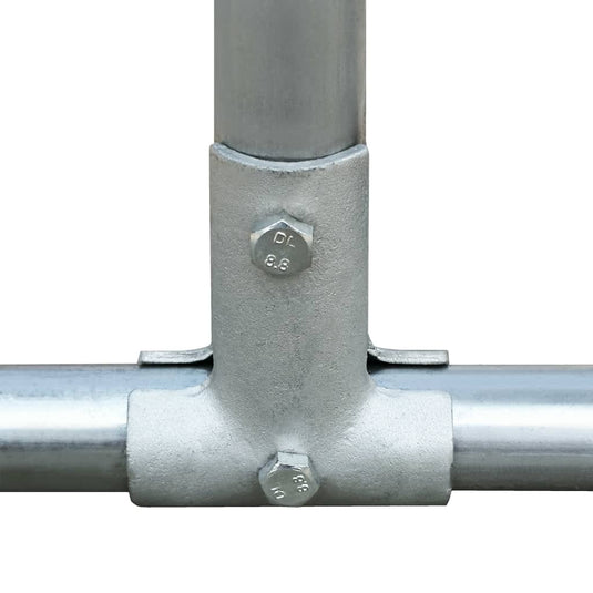 Vidaxl buitenhok voor kippen 2x2x1,92 m gegalvaniseerd staal