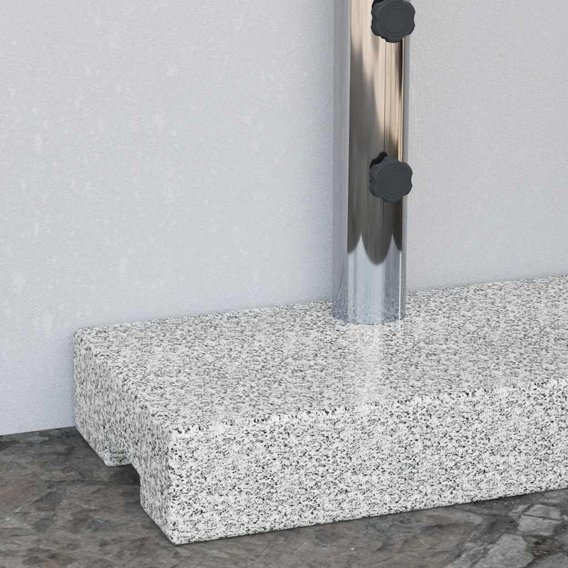 Load image into Gallery viewer, Vidaxl parasolvoet rechthoekig 25 kg graniet
