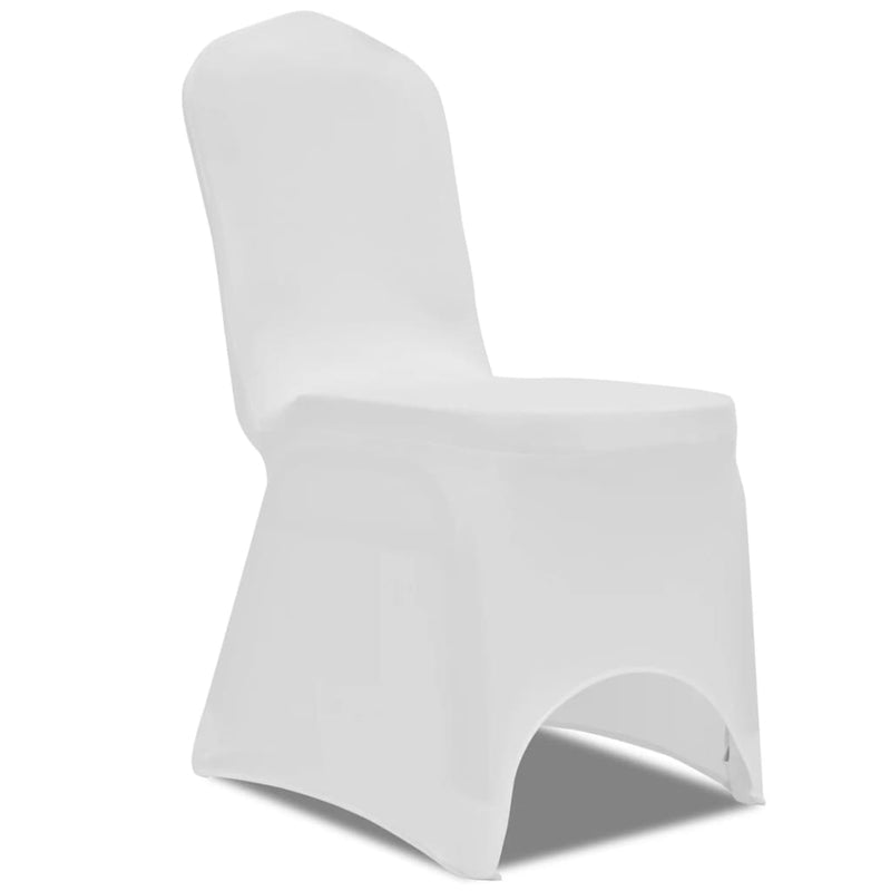 Load image into Gallery viewer, Vidaxl stoelhoezen stretch wit 100 st

