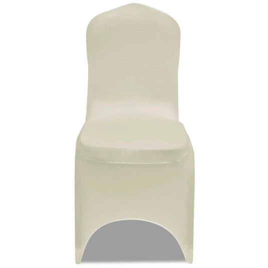Vidaxl stoelhoezen stretch crème 100 st
