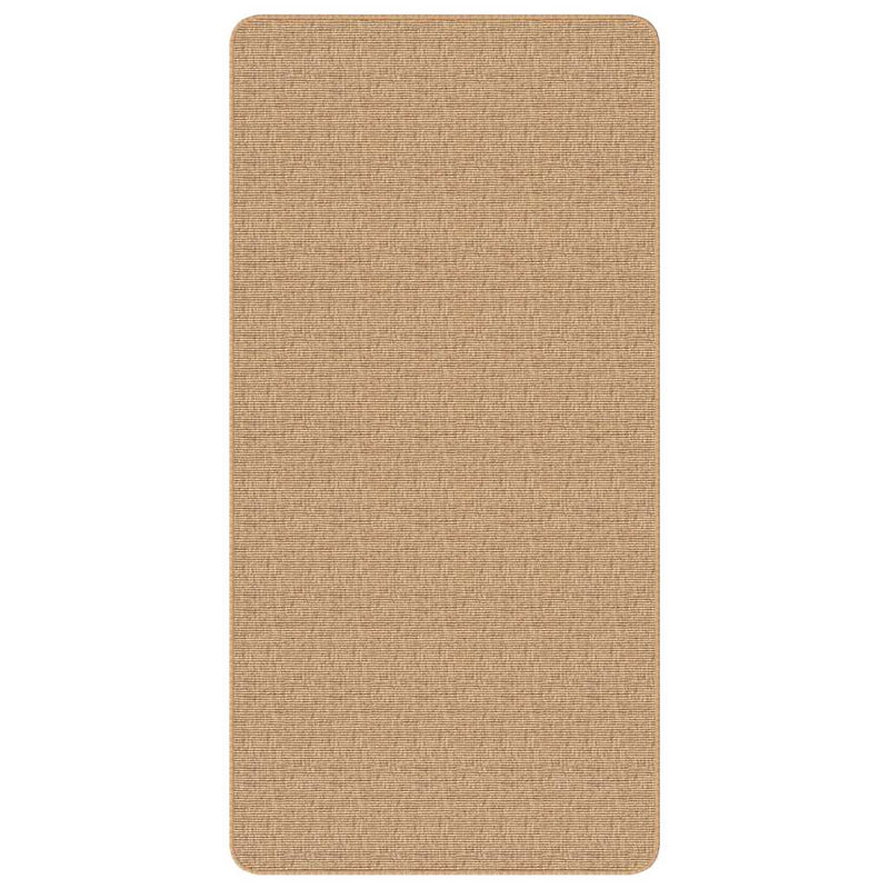 Load image into Gallery viewer, Vidaxl tapijt met latex onderkant 80x160 cm jute natuurlijk
