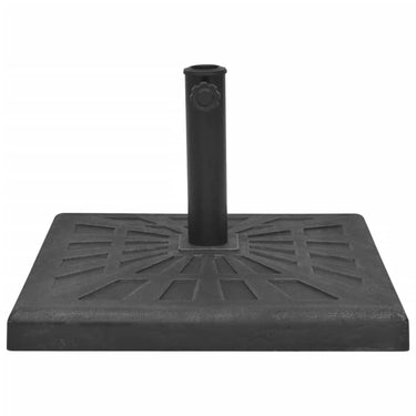 Vidaxl parasolvoet vierkant 19 kg hars zwart
