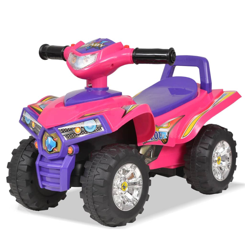 Load image into Gallery viewer, Vidaxl loopquad met licht en geluid roze en paars
