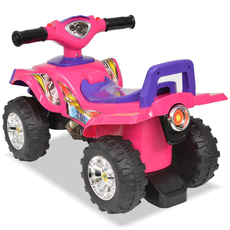 Load image into Gallery viewer, Vidaxl loopquad met licht en geluid roze en paars
