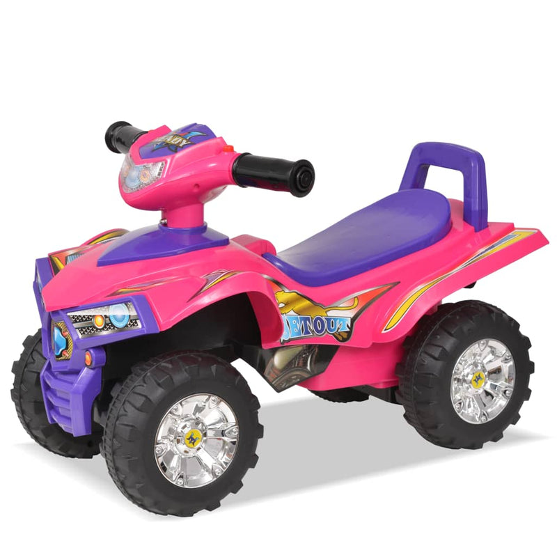 Load image into Gallery viewer, Vidaxl loopquad met licht en geluid roze en paars
