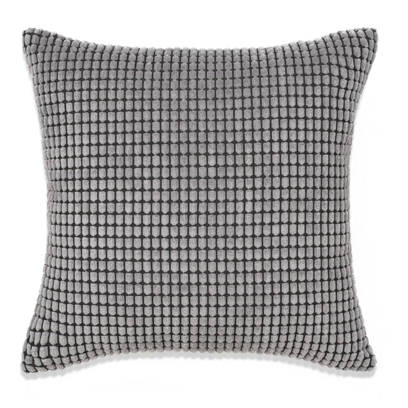 Load image into Gallery viewer, VidaXL Sierkussenset 45x45 cm velours grijs 2-delig
