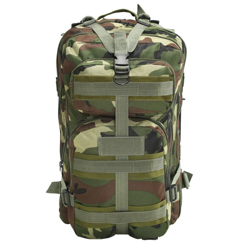 VidaXL Rugzak legerstijl 50 L camouflage