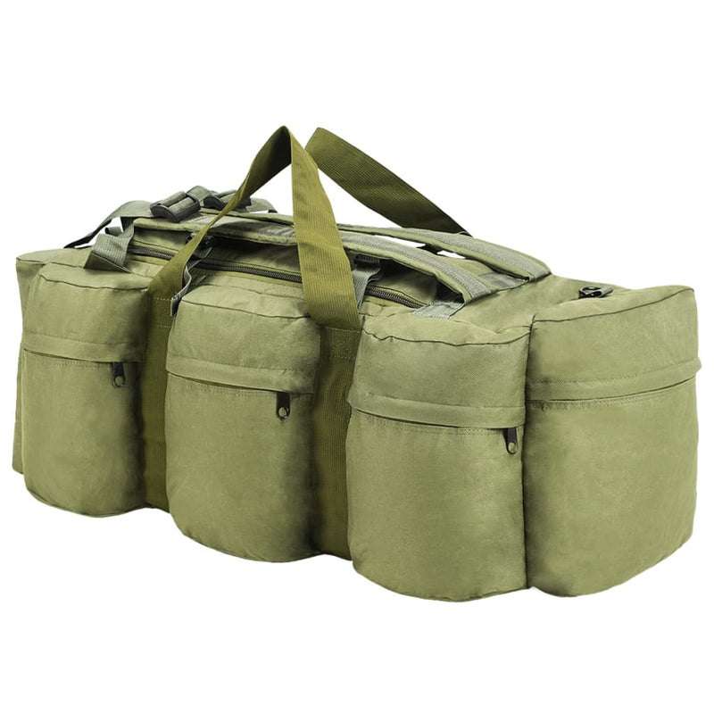 Load image into Gallery viewer, Vidaxl plunjezak 3-in-1 legerstijl 45 l olijfgroen
