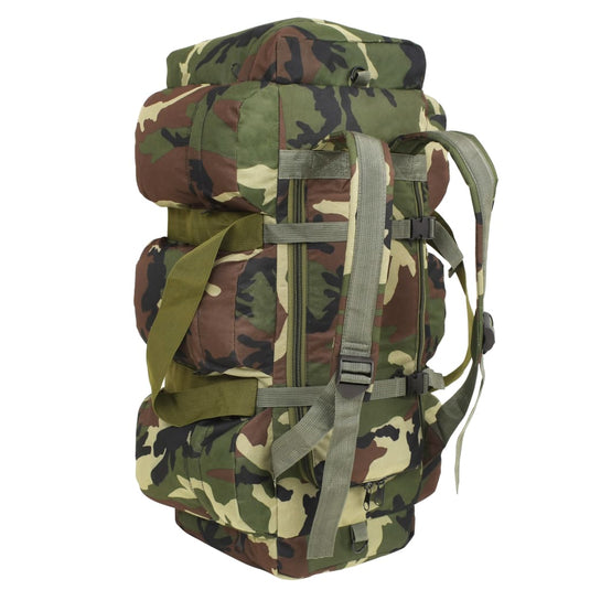 Vidaxl plunjezak 3-in-1 legerstijl 45 l camouflage