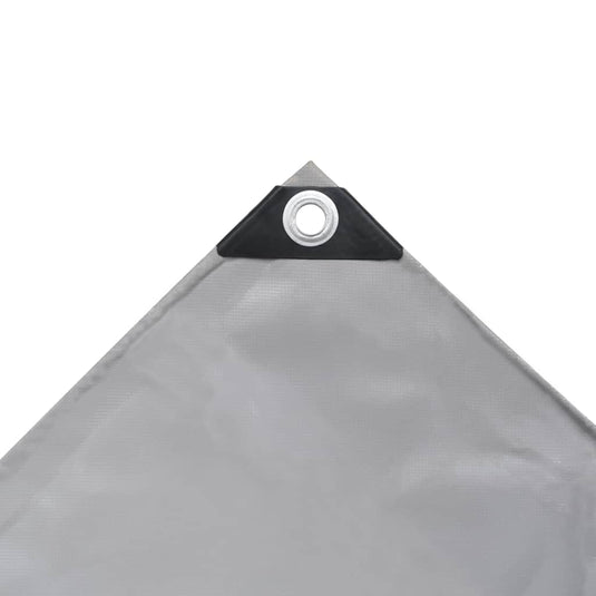 Vidaxl dekzeil 650 g m² 4x5 m grijs