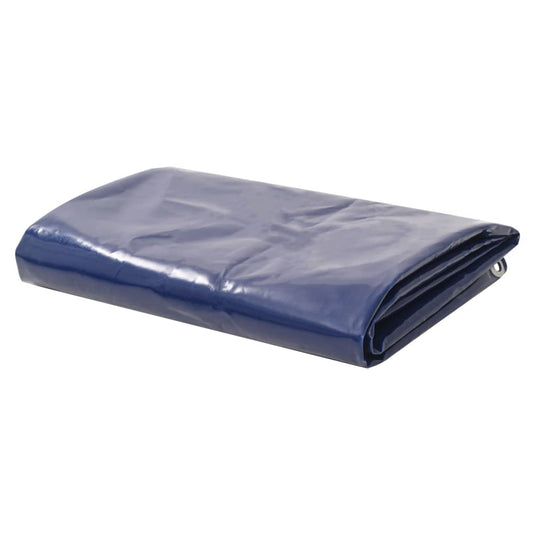 Vidaxl dekzeil 650 g m² 4x4 m blauw