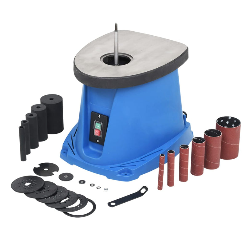 Load image into Gallery viewer, VidaXL Spilschuurmachine oscillerend 450 W blauw
