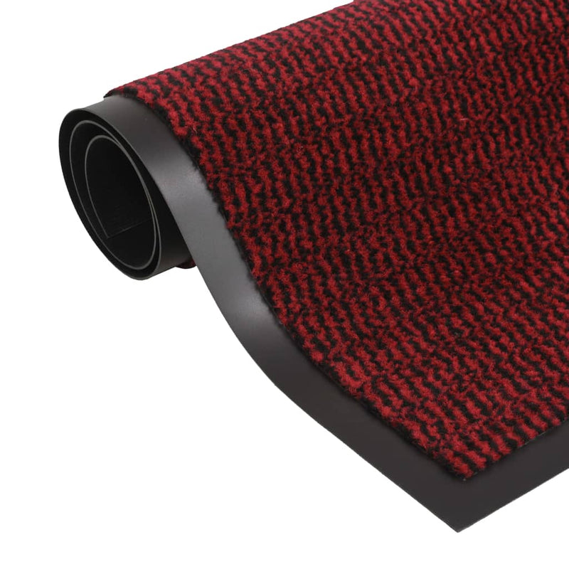 Load image into Gallery viewer, Vidaxl droogloopmat rechthoekig getuft 80x120 cm rood
