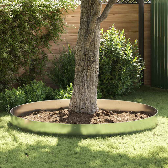 Vidaxl grasboorden 20 st 100x20 cm gegalvaniseerd staal