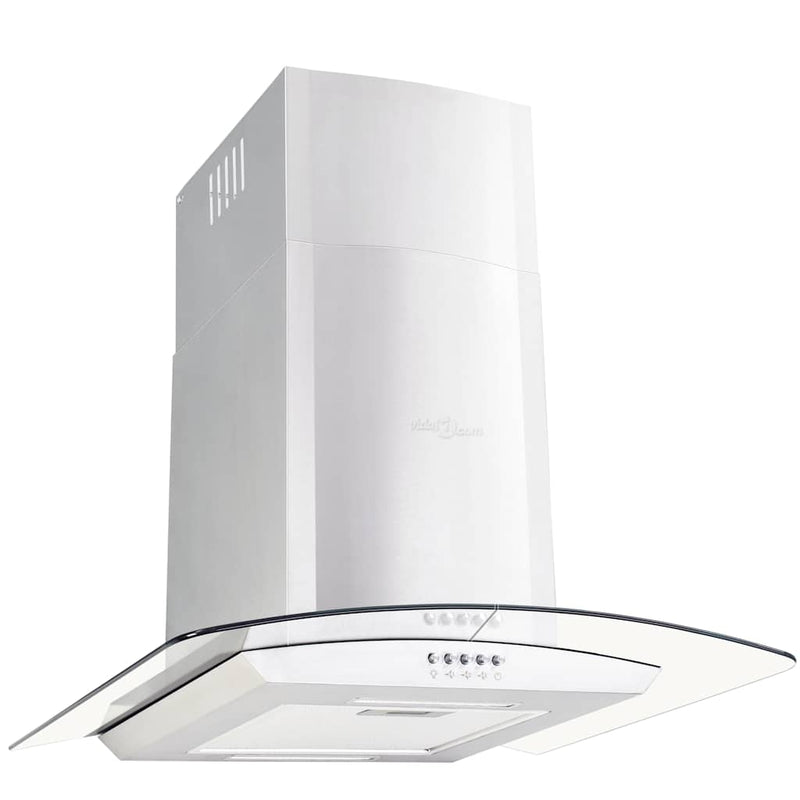 Load image into Gallery viewer, Vidaxl wandafzuigkap 756 m³ u led 60 cm roestvrij staal
