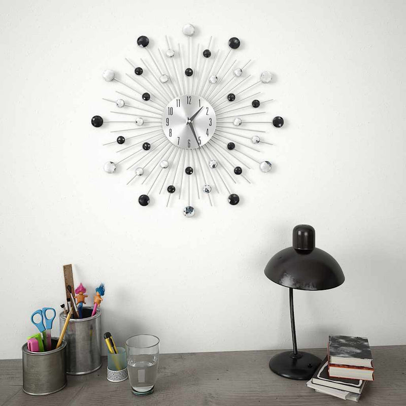 Load image into Gallery viewer, Vidaxl wandklok met quartz-mechanisme 50 cm modern ontwerp
