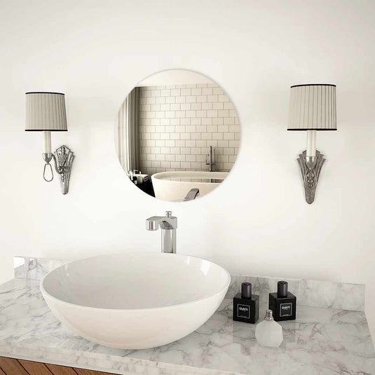 Vidaxl wandspiegel rond 40 cm glas