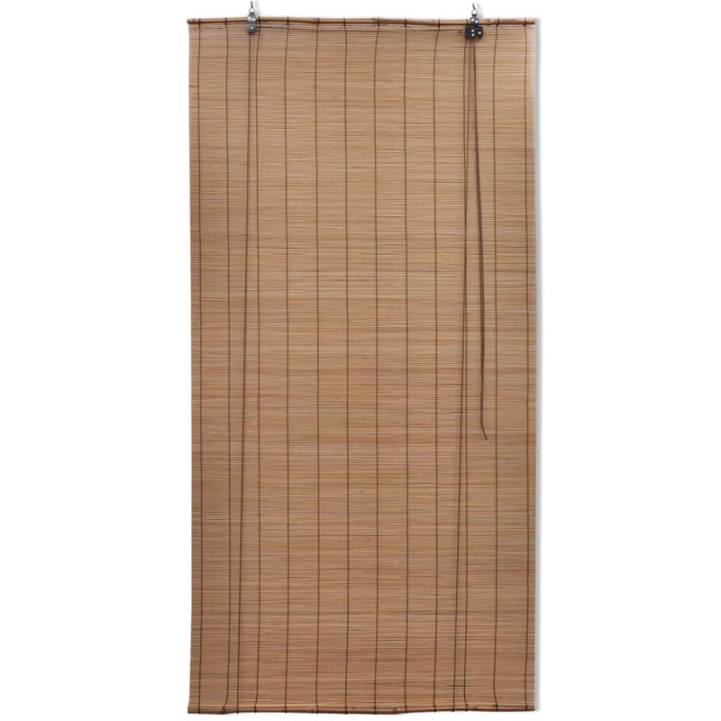 Load image into Gallery viewer, Vidaxl rolgordijn 140x220 cm bamboe bruin
