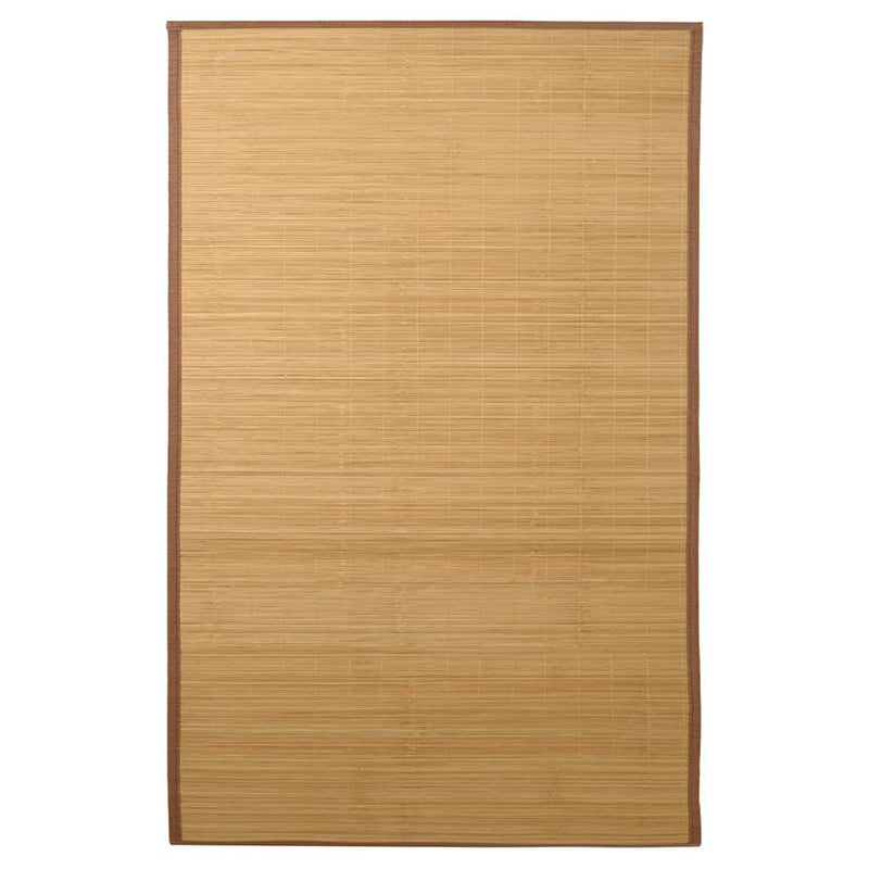Load image into Gallery viewer, Vidaxl tapijt 100x160 cm bamboe bruin
