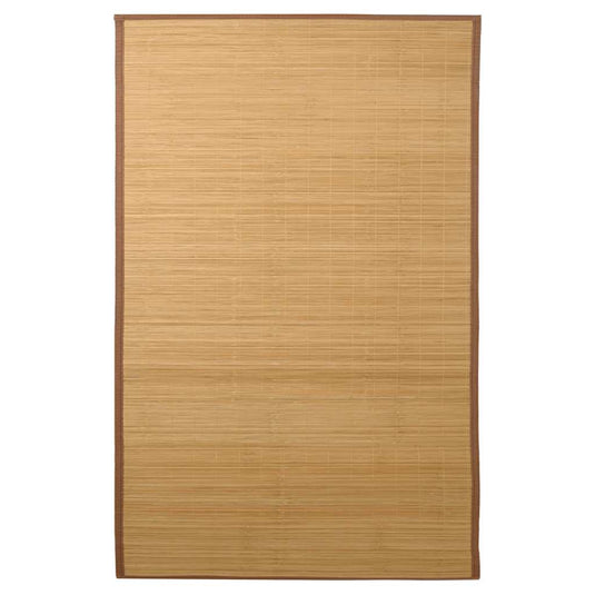 Vidaxl tapijt 100x160 cm bamboe bruin