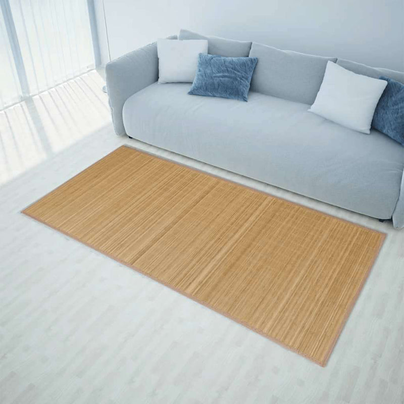 Load image into Gallery viewer, VidaXL Tapijt 160x230 cm bamboe bruin
