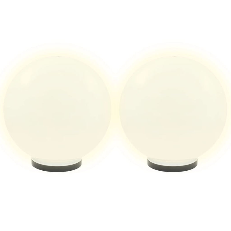 Load image into Gallery viewer, Vidaxl led-bollampen 2 st rond 40 cm pmma
