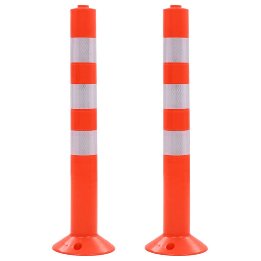 Vidaxl verkeerspalen 75 cm kunststof 2 st
