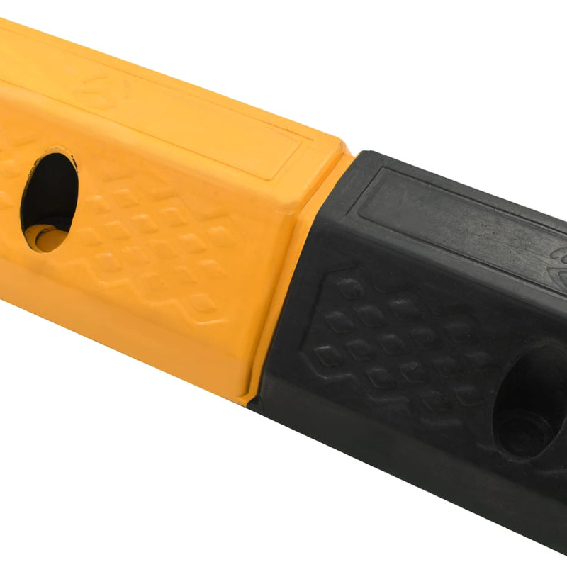 Load image into Gallery viewer, Vidaxl parkeerblokken 49x15x9 cm rubber 2 st
