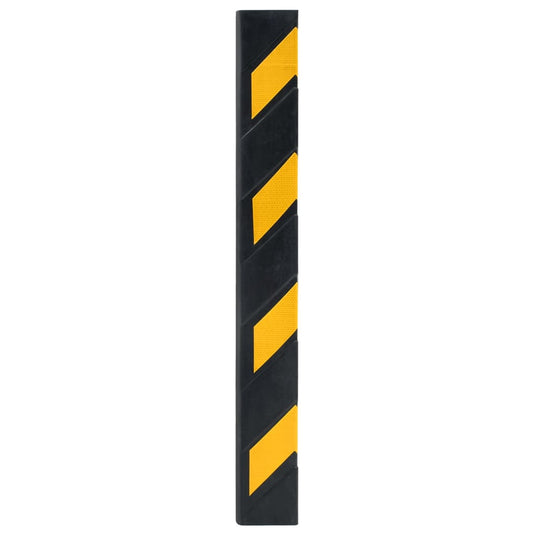 Vidaxl hoekbeschermers reflecterend 80 cm rubber 5 st