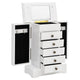 Vidaxl sieradenkastje met spiegel 25x13,5x34 cm mdf