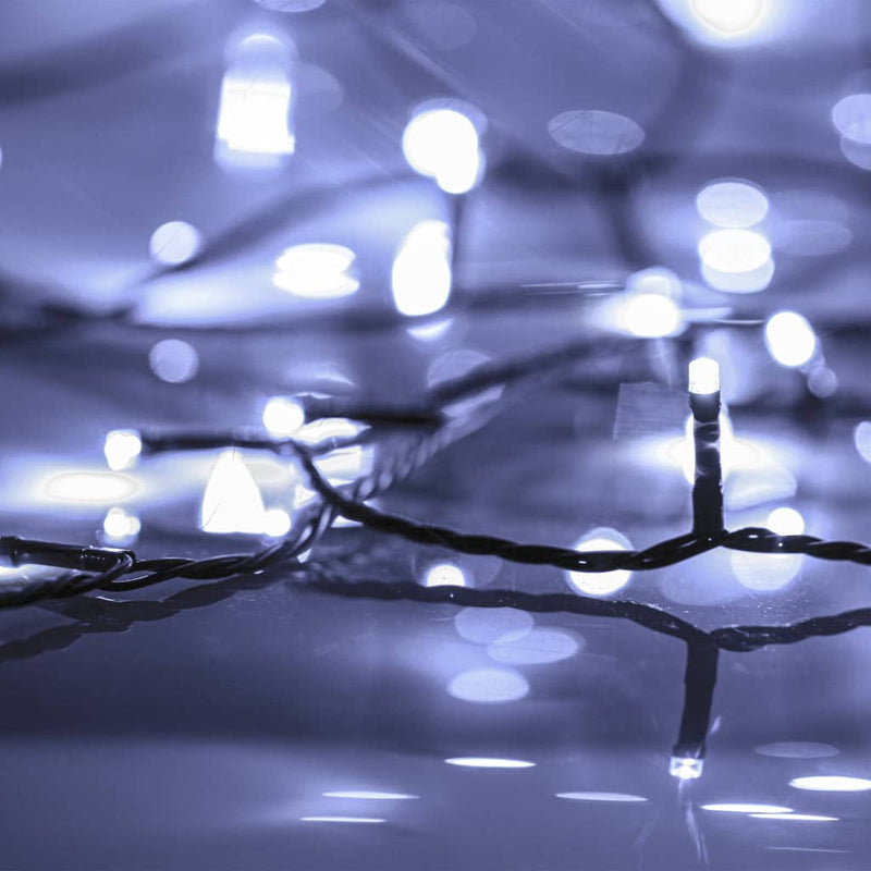 Load image into Gallery viewer, Vidaxl lichtsnoer 1000 led's binnen en buiten ip44 100 m koudwit
