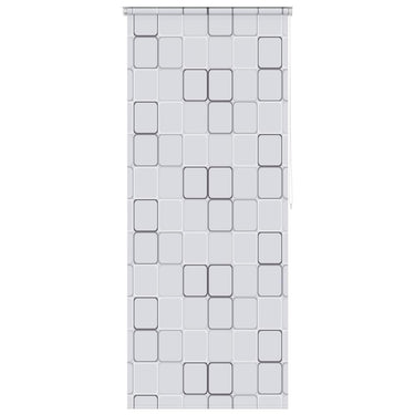 Vidaxl rolgordijn voor douche 100x240 cm vierkant