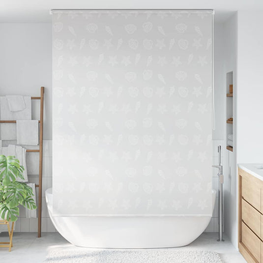 Vidaxl rolgordijn voor douche 140x240 cm zeester