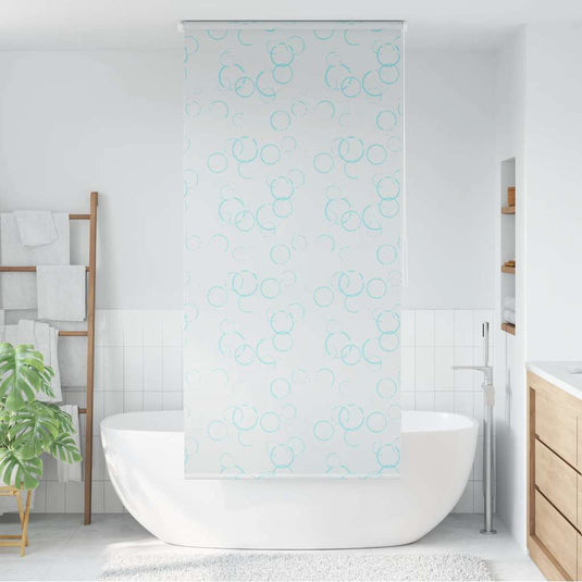 Vidaxl rolgordijn voor douche 120x240 cm bubbel