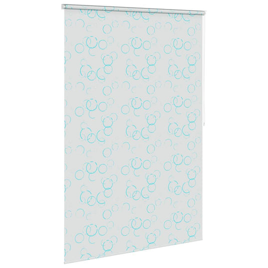 Vidaxl rolgordijn voor douche 140x240 cm bubbel