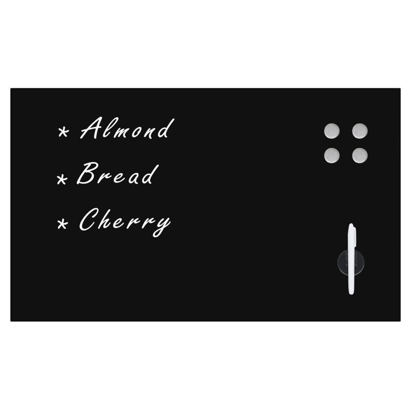 Load image into Gallery viewer, Vidaxl schoolbord voor aan de wand magnetisch 100x60 cm glas
